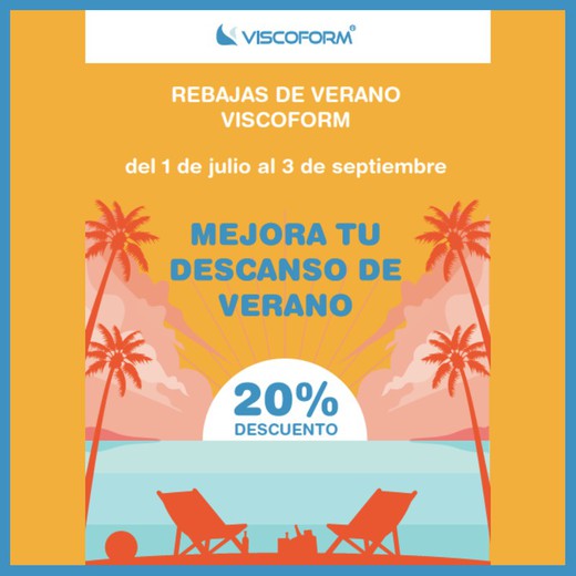 20 % de descuento en colchones Viscoform