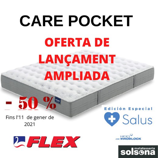 Oferta ampliada matalàs Care Pocket de Flex