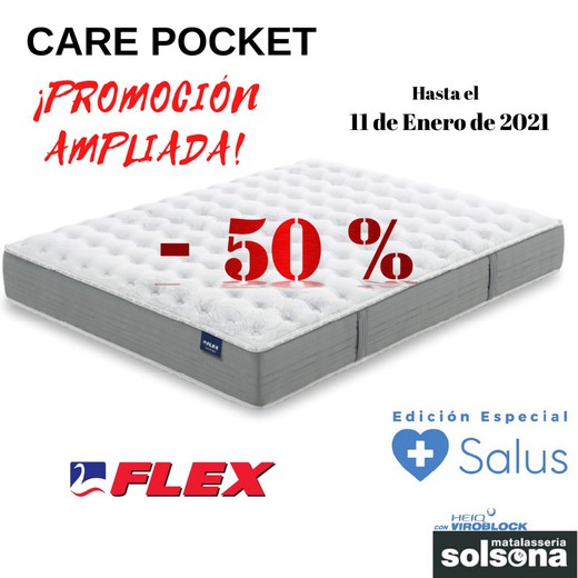 Oferta colchón Care Pocket al 50% ampliada