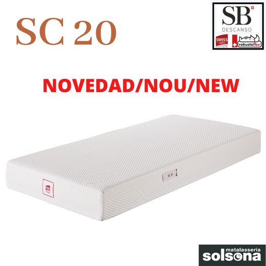 Matalàs viscoelàstic SC 20 de la marca SB Descanso