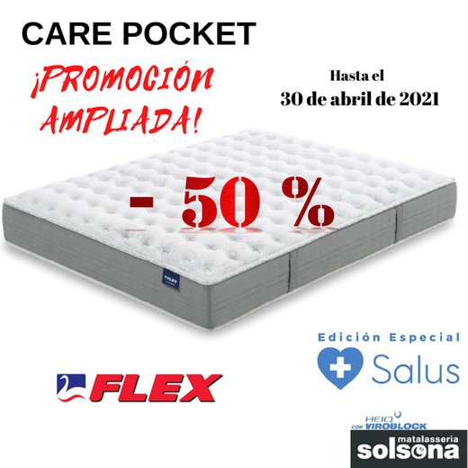 Oferta colchón Care Pocket al 50% ampliada