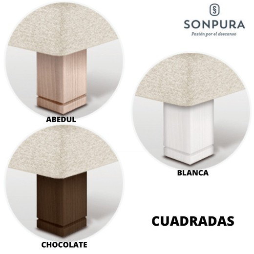 Juego 4 patas para Tapibases marca Sonpura