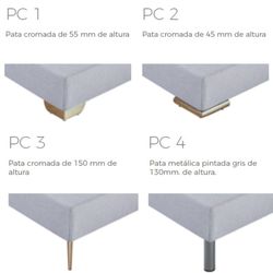 Base Canapè fix entapissat marca Star