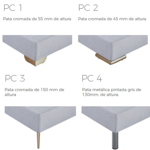 Base Canapè fix entapissat marca Star