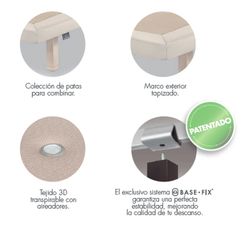 Base entapissada Glamour Sonpura