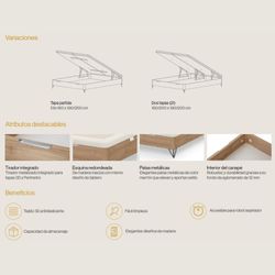 Canapè abatible Nuit marca Sonpura