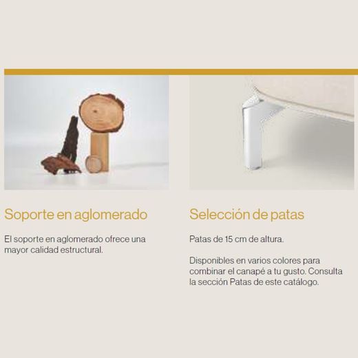 Canapè fix Supreme marca Sonpura