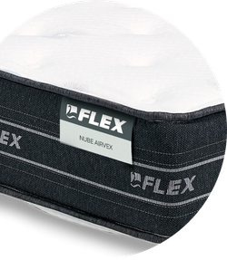 Colchón de espuma técnica Nube Airvex marca Flex