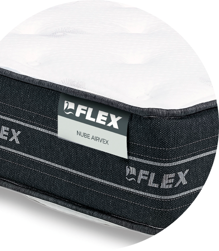 Colchón de espuma técnica Nube Airvex marca Flex