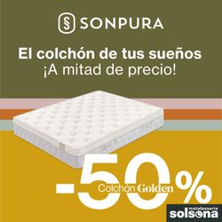Matalàs de molles ensacades Golden marca Sonpura