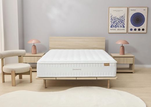 Hybrid Luxe Edition: colchón de muelles ensacados y viscoelástica marca Marmota
