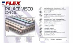 Colchón Palace Visco Gemelos marca Flex